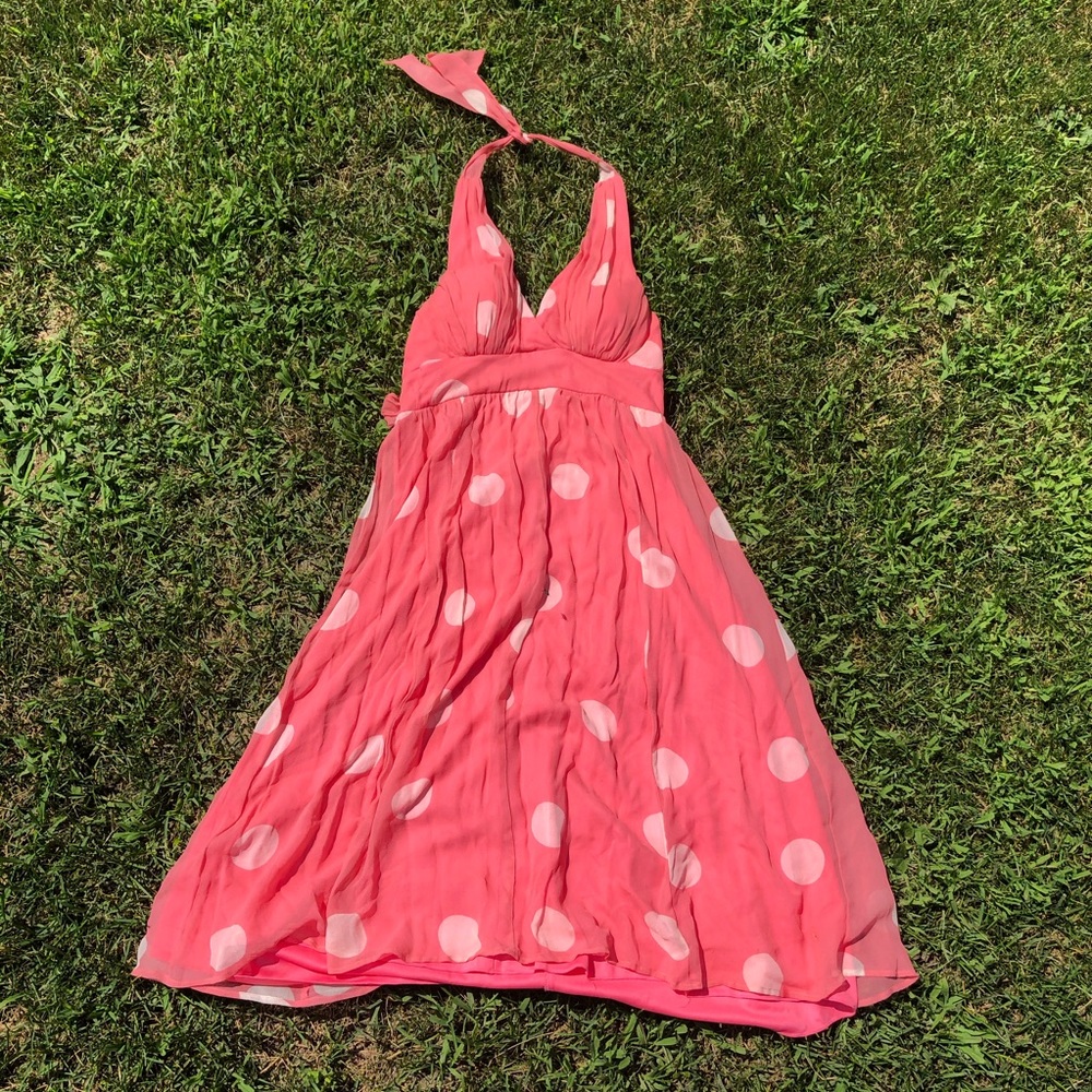 Pink Polka Dot Dress